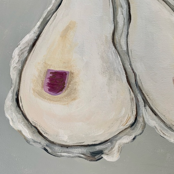 Oyster Painting on Canvas - Picture 4 of 6